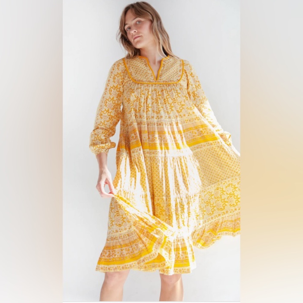 Matta Nitika Nima Dress Yellow XS